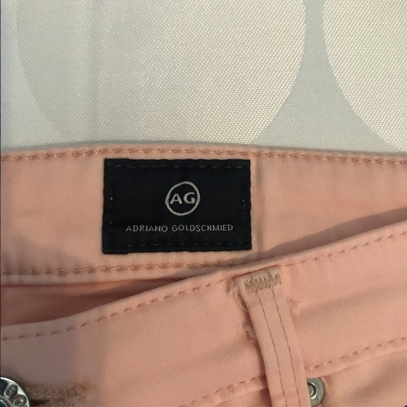 AG Adriano Goldschmied Peach Pink Jeans 28 - Picture 7 of 10